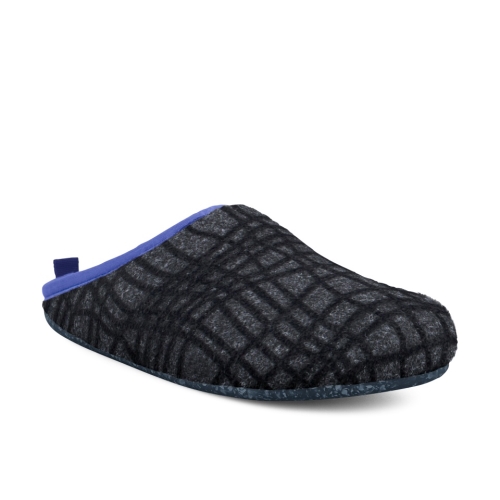 Camper Wabi Slippers Black / Grey - Mens Singapore KKUSGK-160